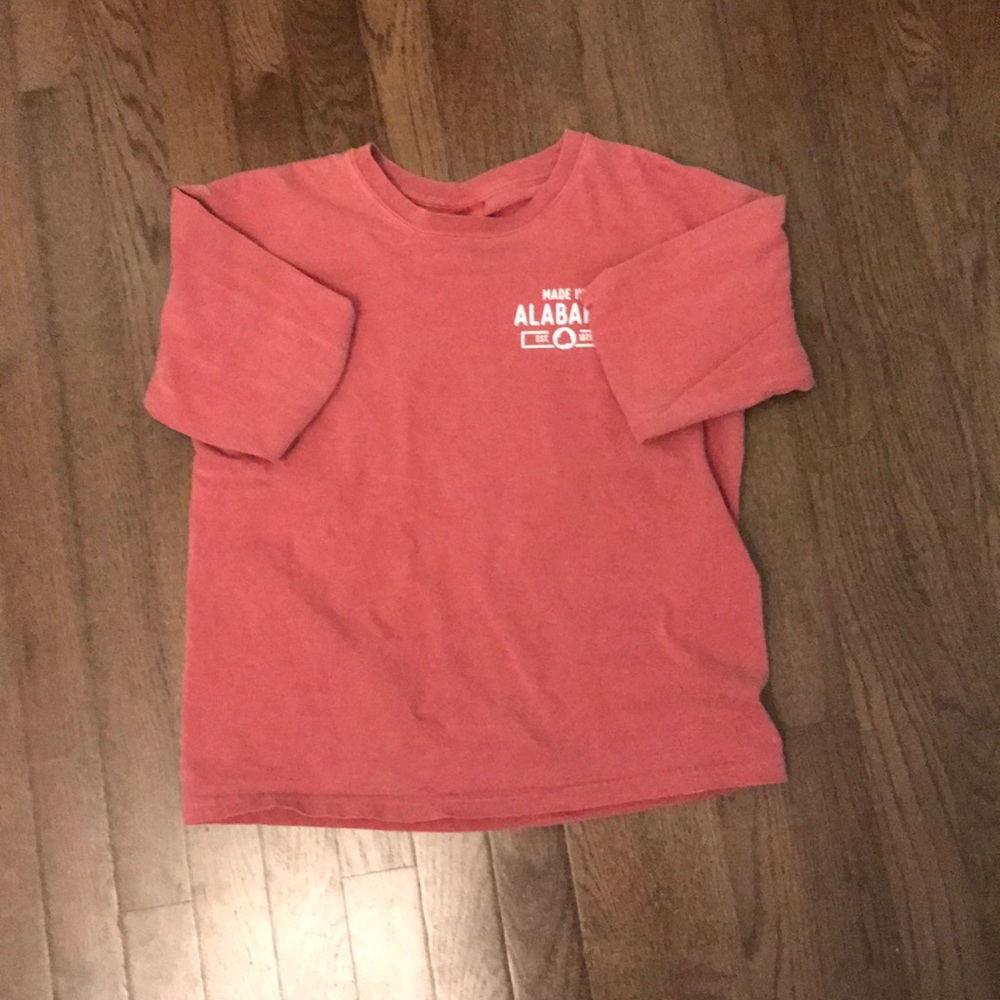 Red “Made In Alabama” Long Sleeve Shirt